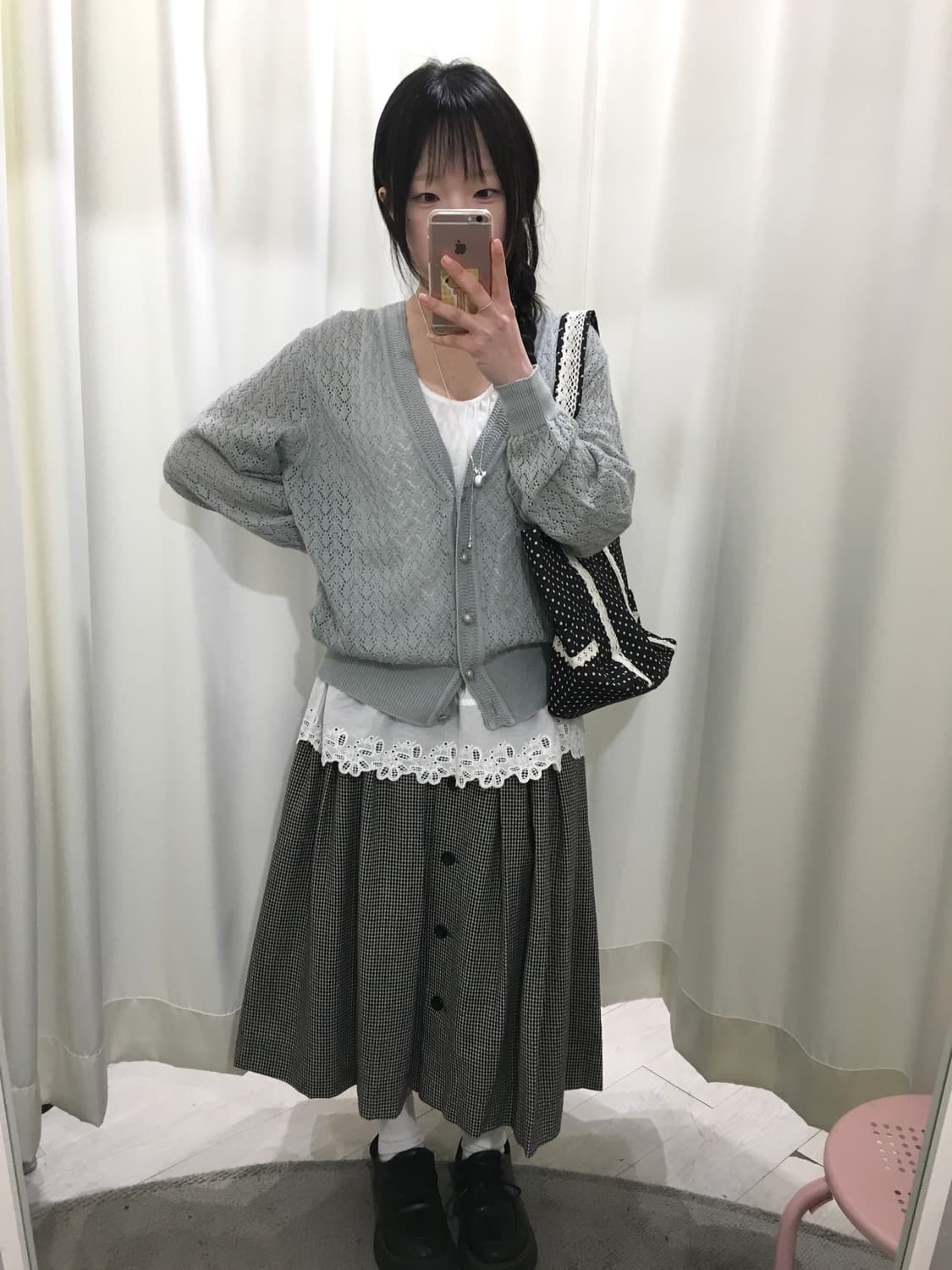 misty blue crochet cardigan 상품이미지1