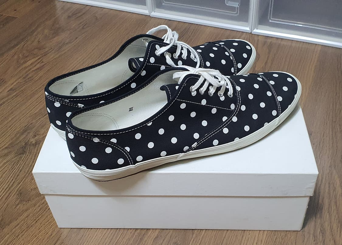 유나이티드 애로우즈 도트 코튼 스니커즈 캔버스 슈즈 상품이미지4