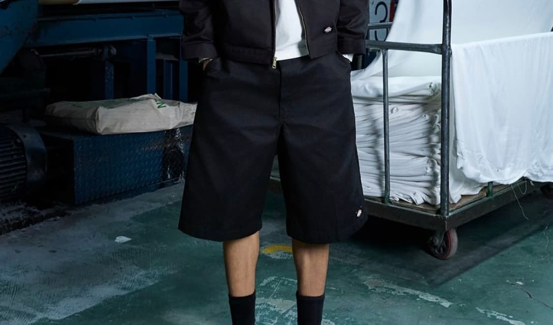 디키즈 42283 루즈핏 워크쇼츠 Black 상품이미지1