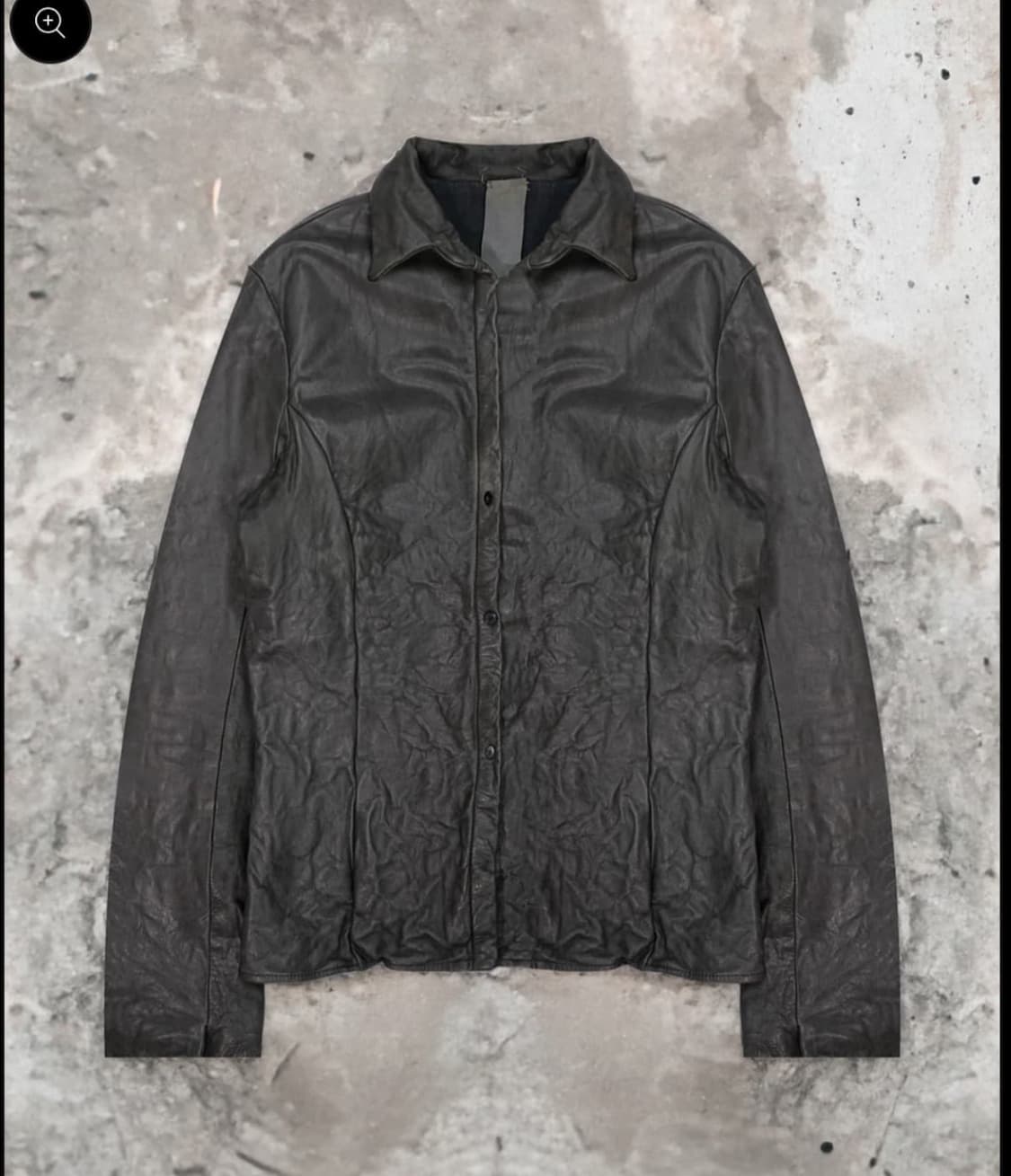 Carpe Diem Wrinked Leather Shirt 상품이미지1