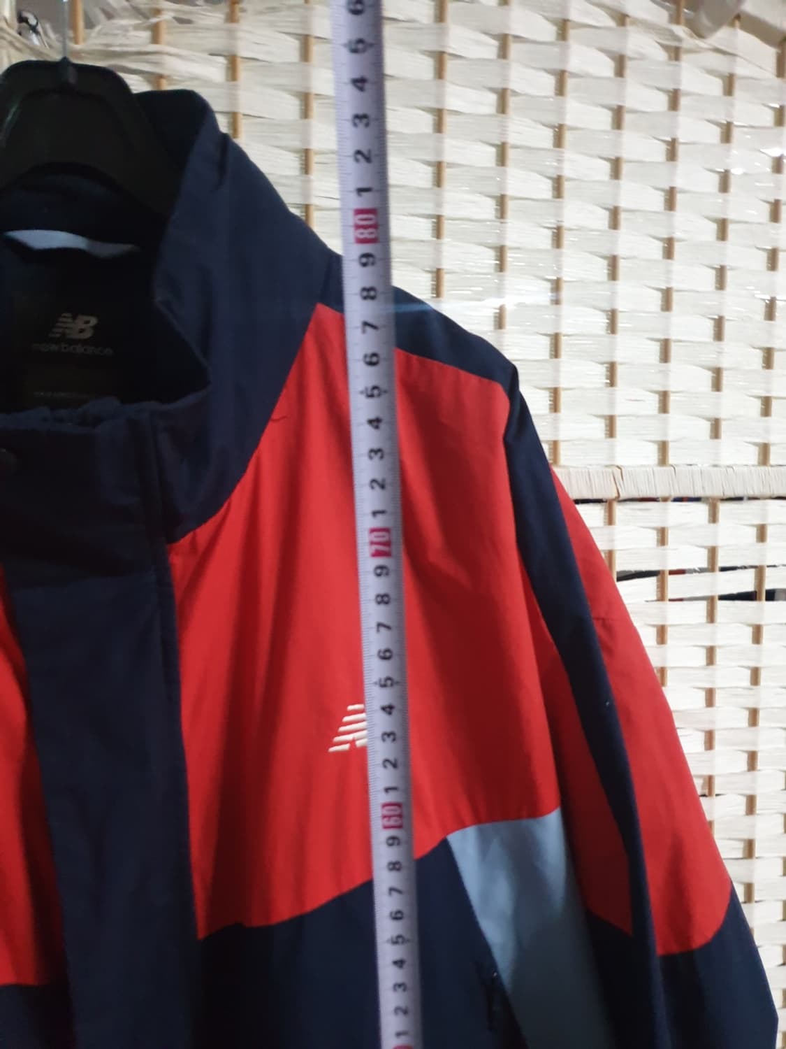 뉴발란스 바람막이 자켓 레드 네이비 110 상품이미지4