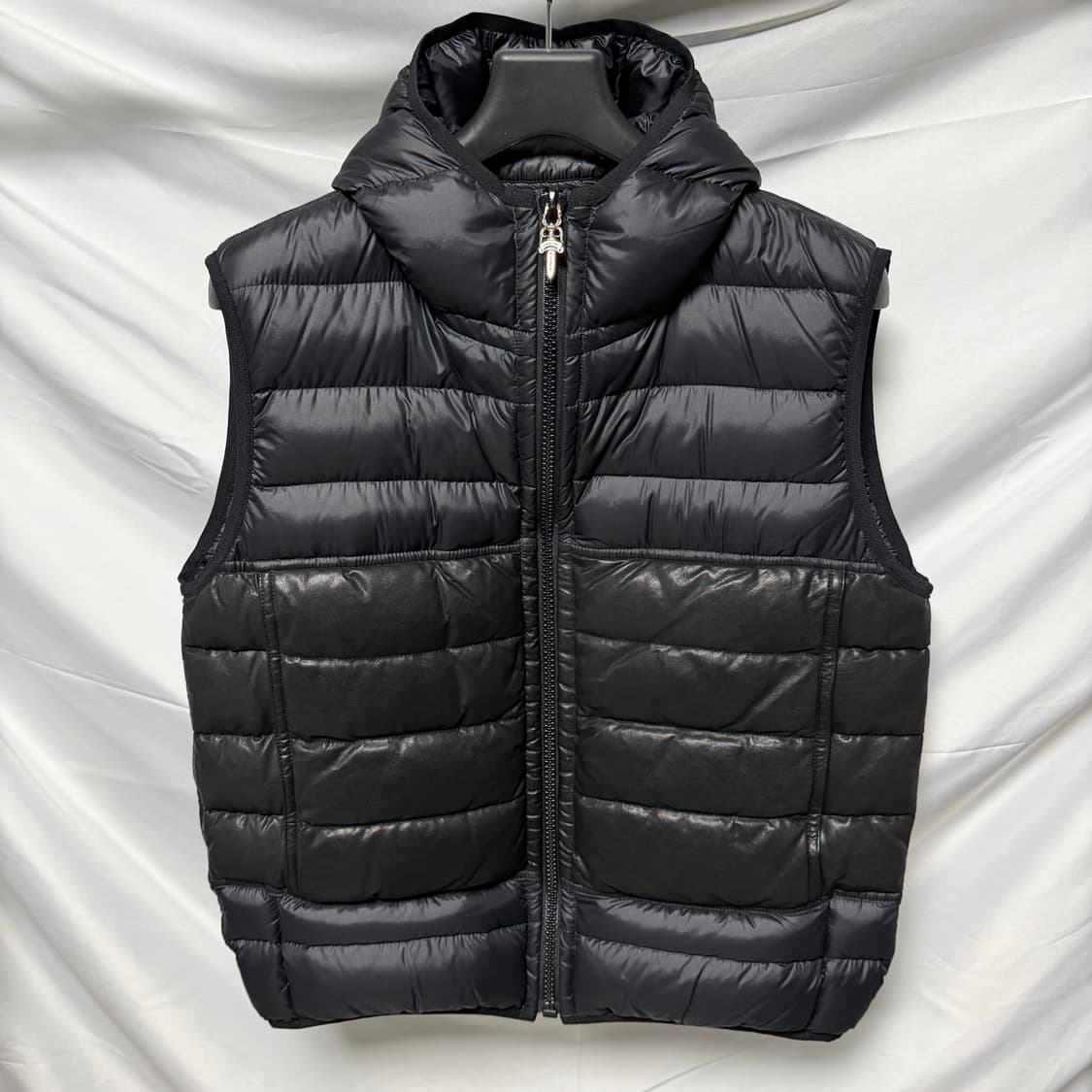 [S+급/L] 크롬하츠 리버서블 후드 조끼패딩 베스트 상품이미지1