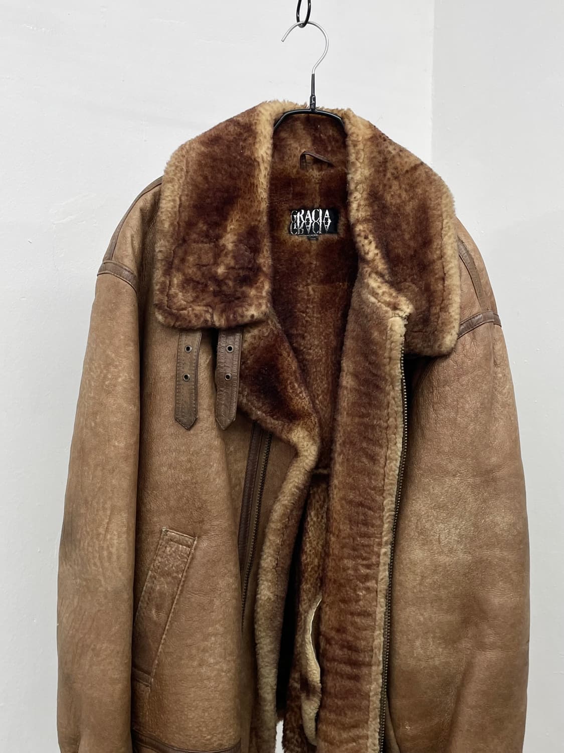 B-3 비쓰리 오리지널 양가죽 무스탕 상품이미지7