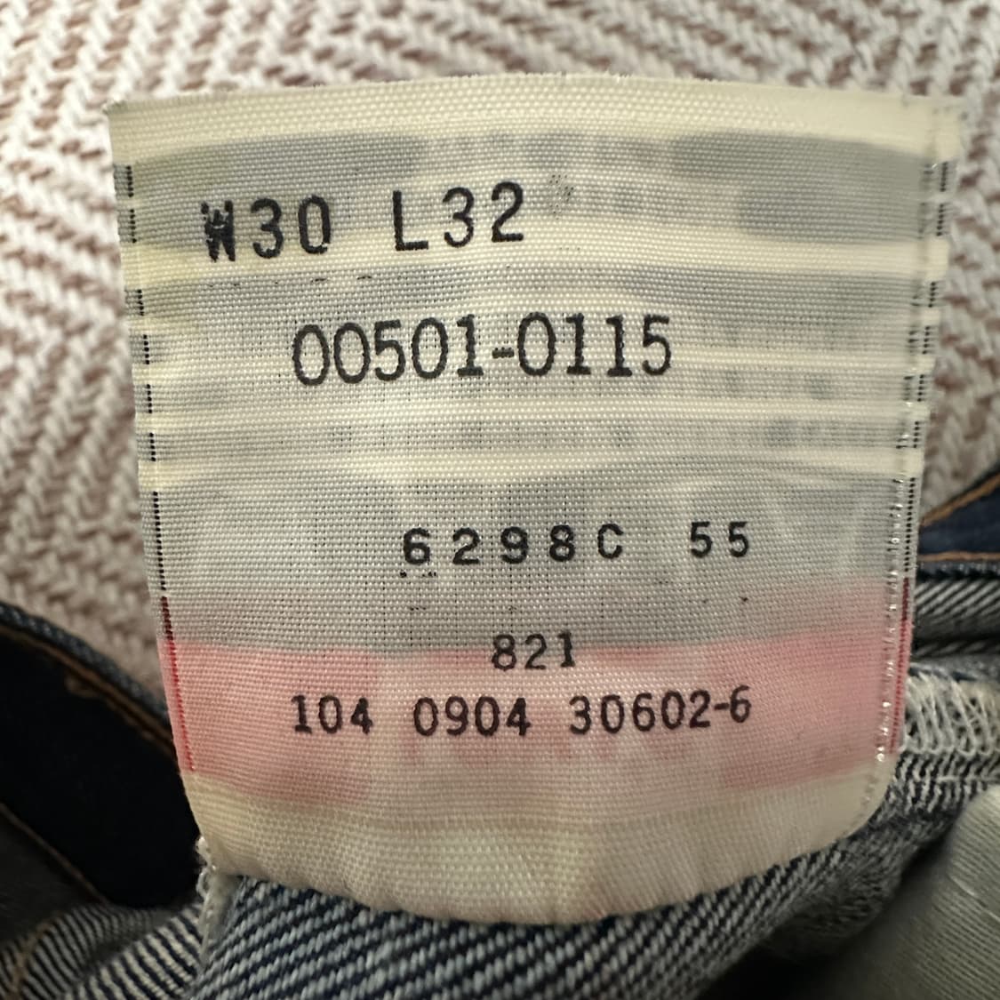 LEVI'S 501 00's mexico made jeans 상품이미지5