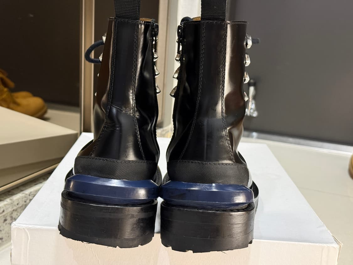 TOGA VIRILIS 블랙 그래픽 하드웨어 부츠 상품이미지4