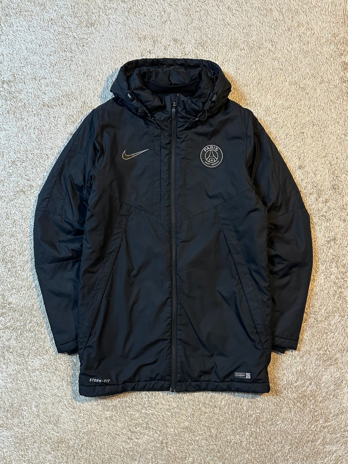 나이키 파리생제르망 PSG 스톰핏 미드필드 패딩 자켓 블랙 상품이미지1