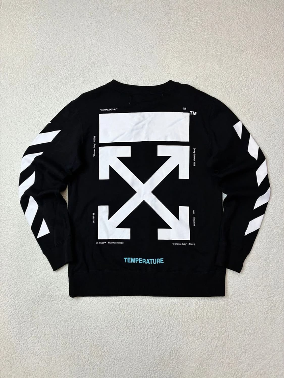 오프화이트 18SS 디아고날 모나리자 맨투맨 PN5857 상품이미지6