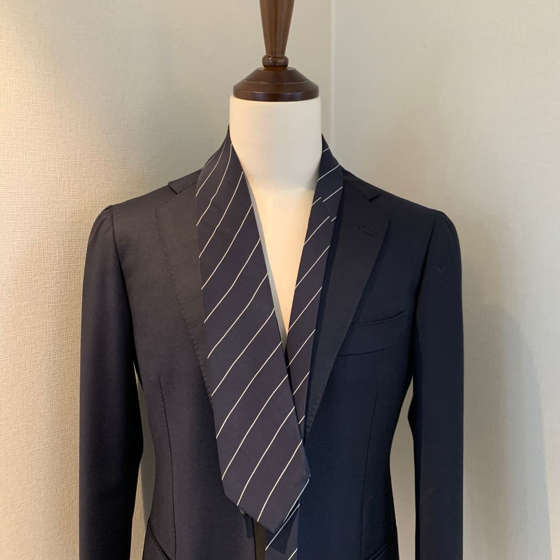 폴로 랄프로렌(POLO) 퍼플라벨 100실크 명품 스트라이프 넥타이 A 상품이미지1