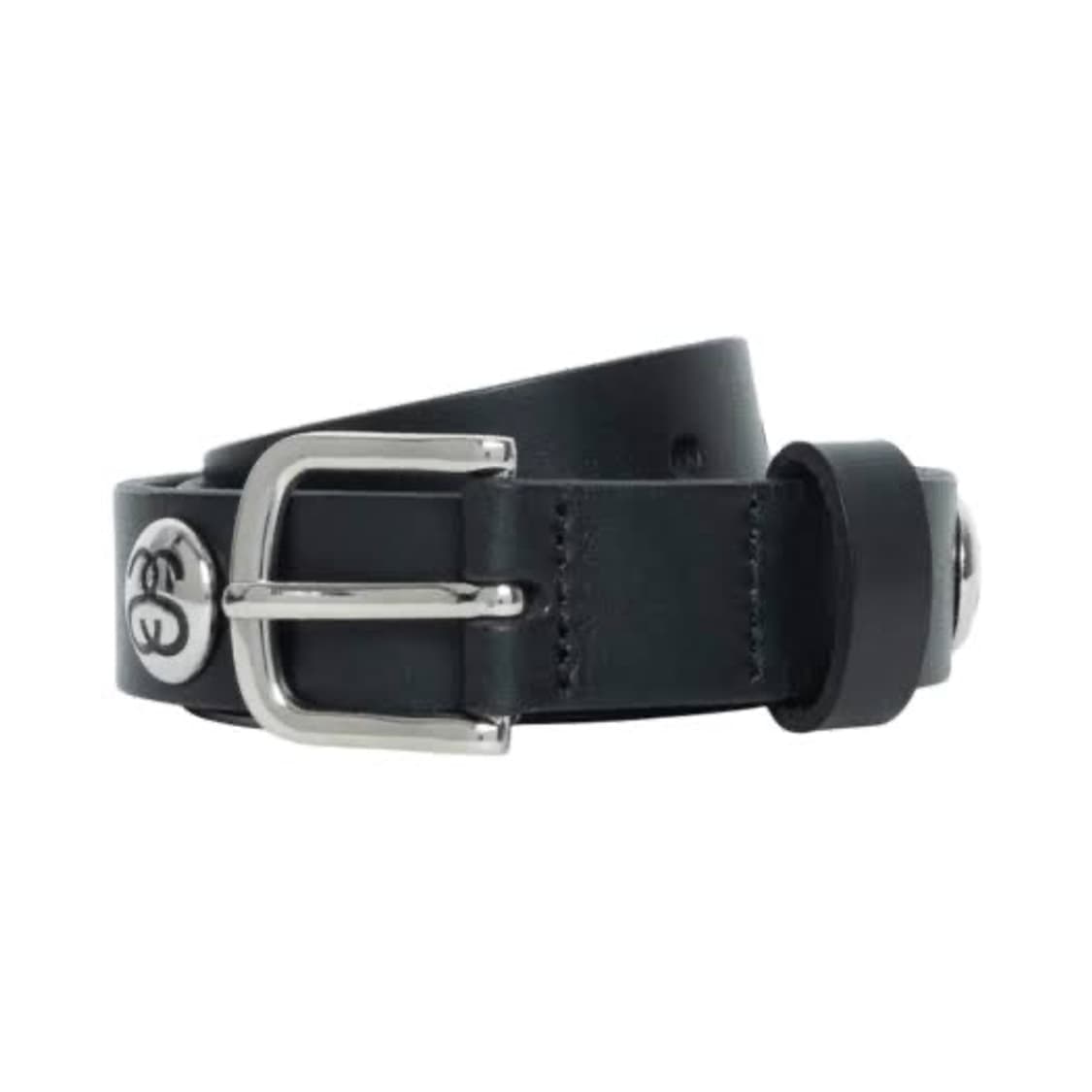 스투시 ss 링크 스터드 벨트 블랙 새상품 s/m 상품이미지1