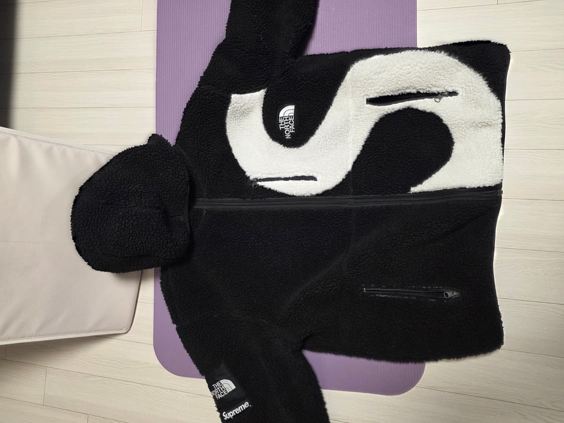 슈프림 × 노스페이스 S로고 후리스 XL 상품이미지1