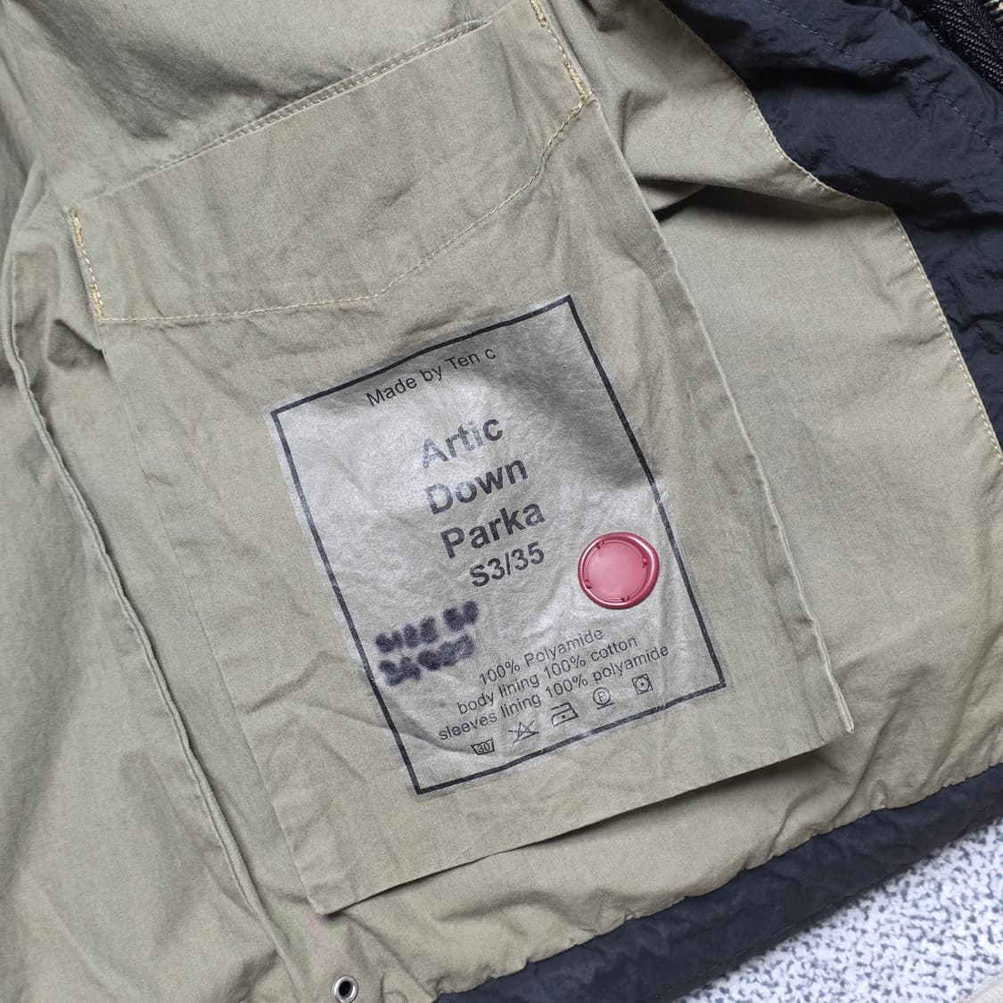 (50) 텐씨 아틱 다운 파카 블랙 상품이미지3