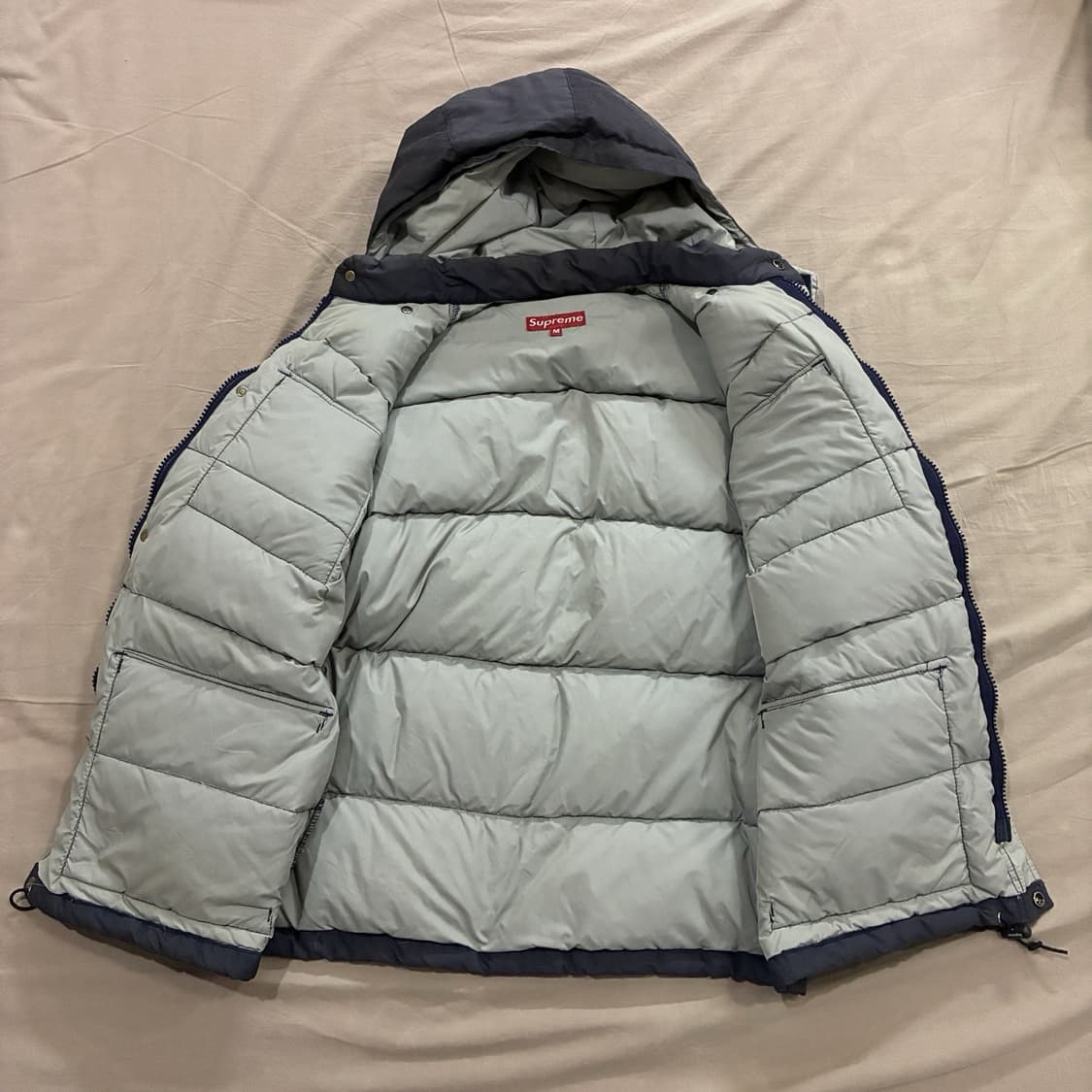 90s 슈프림 다운 파카 다크 네이비 상품이미지6