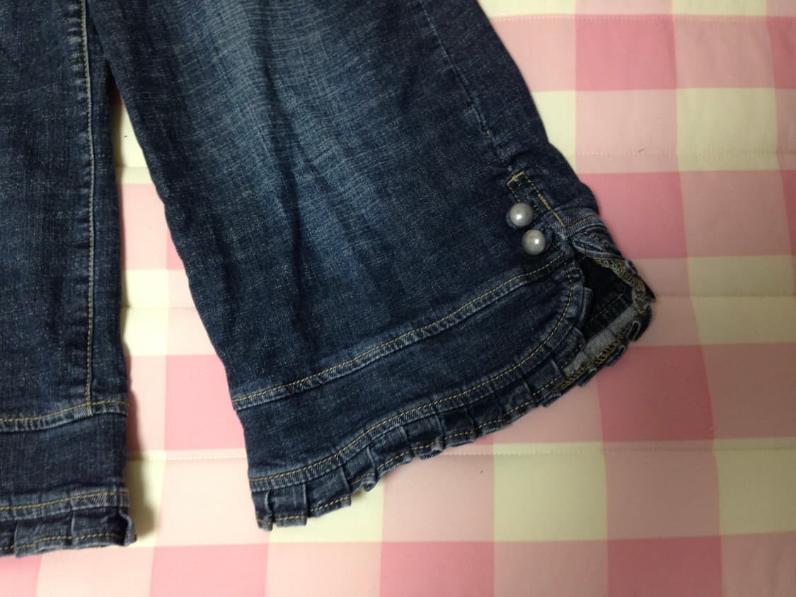 빈티지 데님 Y2K 버뮤다팬츠 상품이미지3