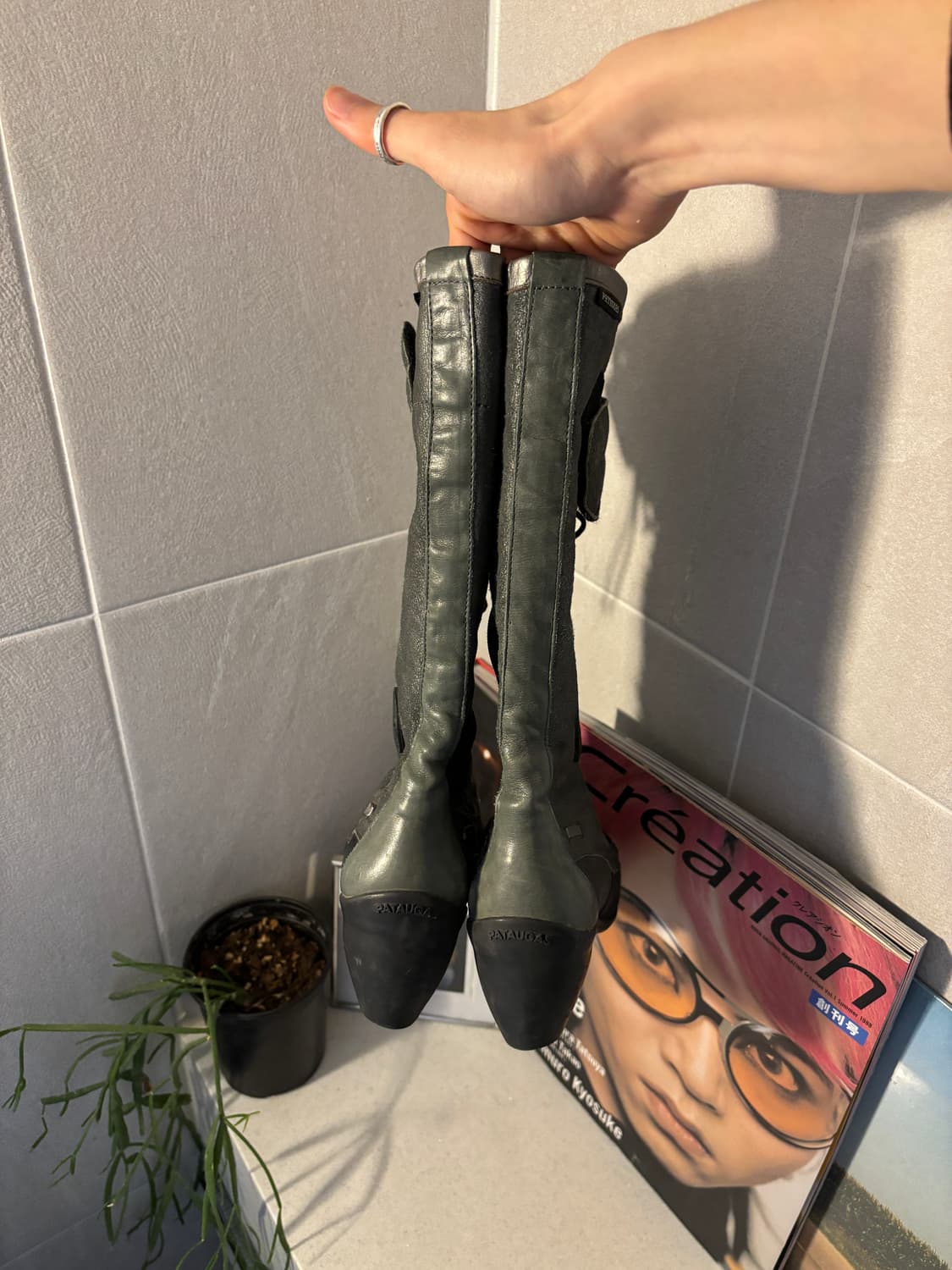 파타가스 레더 레이스업 부츠 상품이미지5