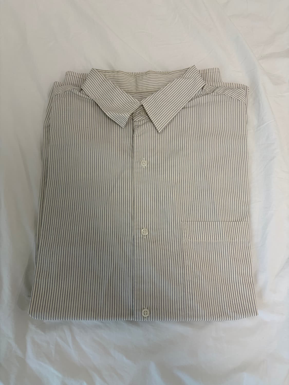 유니클로 C 긴팔 셔츠 화이트 XL 상품이미지1