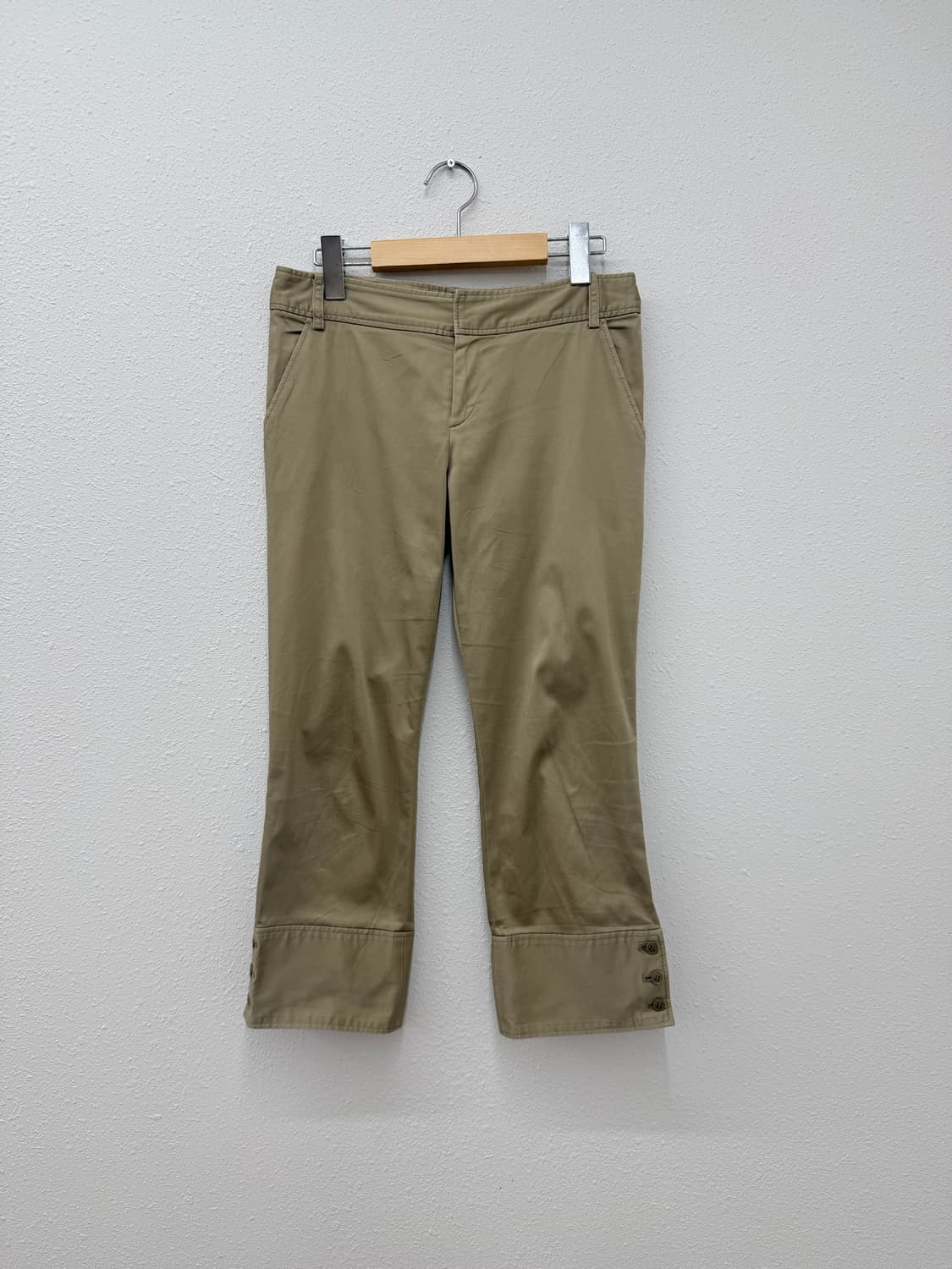 빈티지 BALLSEY 라이트 브라운 카프리 팬츠 상품이미지1