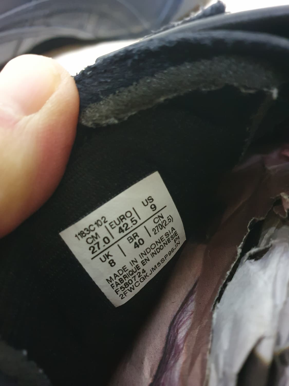 오니츠카타이거 멕시코66 블랙 레더 스니커즈 270 상품이미지9