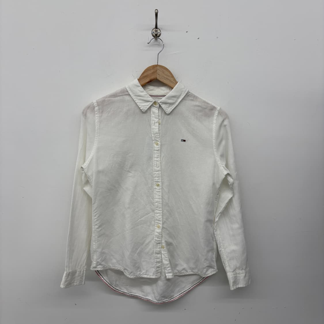 타미힐피거 화이트 긴팔 셔츠 남s 상품이미지1