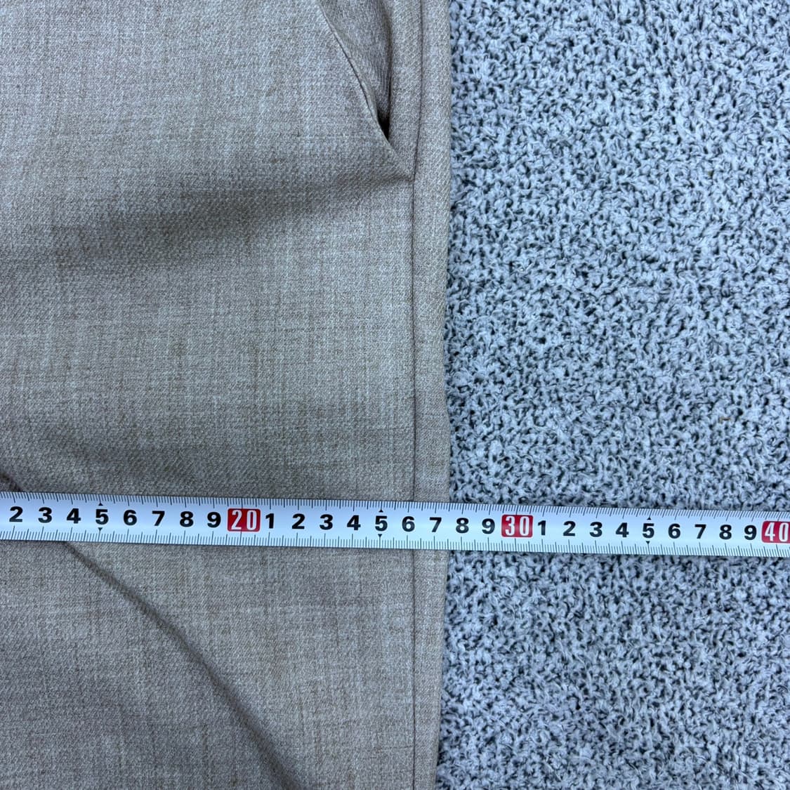 S 온업 배색 레더 슬랙스 바지 0406J 상품이미지6