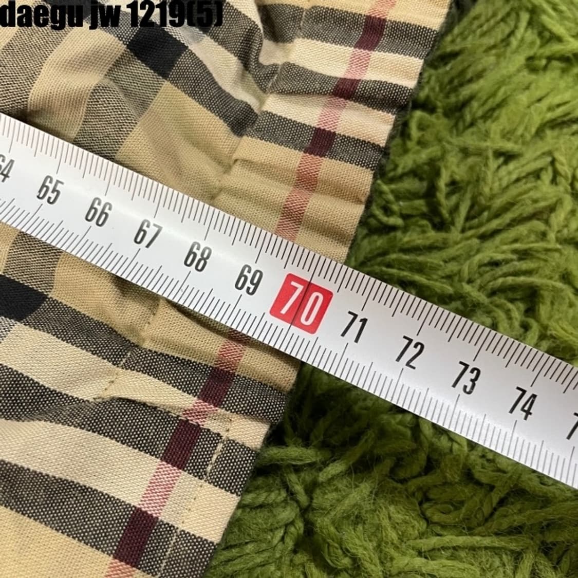 버버리 체크 양면 자켓 상품이미지10