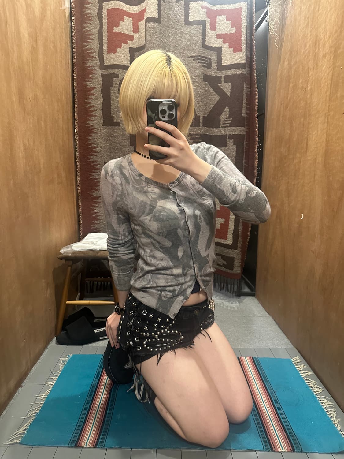 HYSTERIC GLAMOUR Girls PT Wool Cardigan 상품이미지1