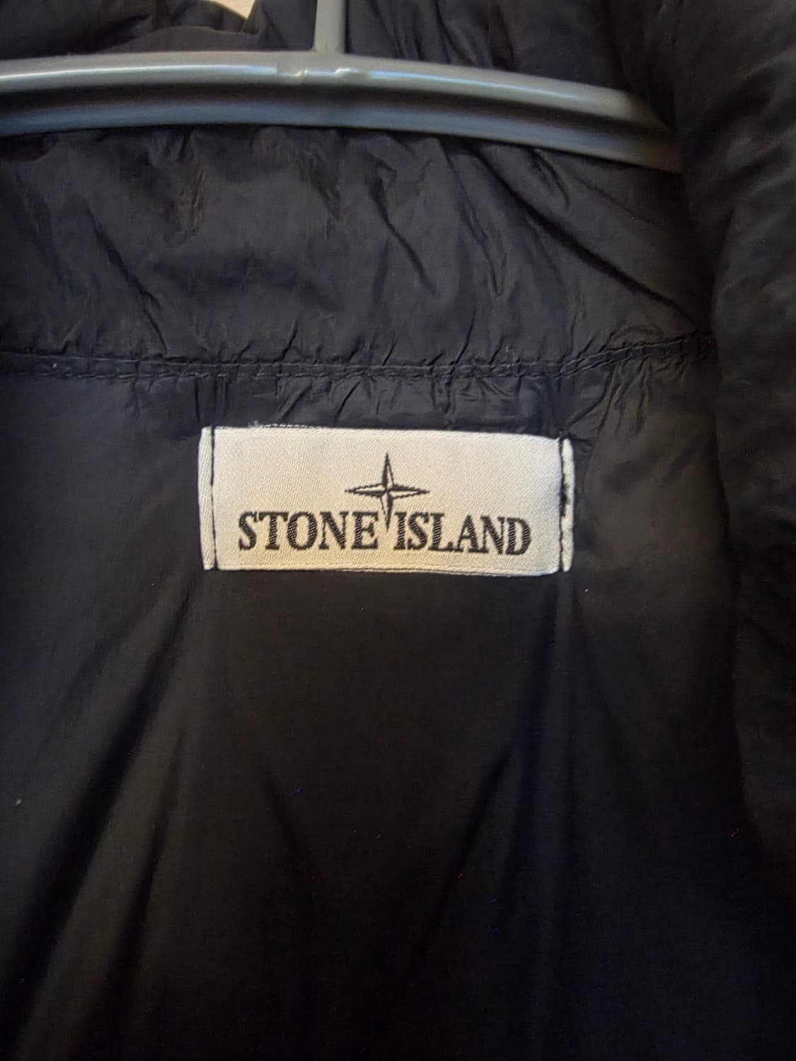 [23FW] 스톤아일랜드 크링클랩스 논후드 블랙 숏 다운 패딩 M사이즈 상품이미지6