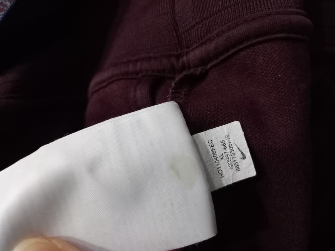 나이키 아스날 버건디 마룬 트랙탑 저지 져지집업 105/XL 상품이미지8