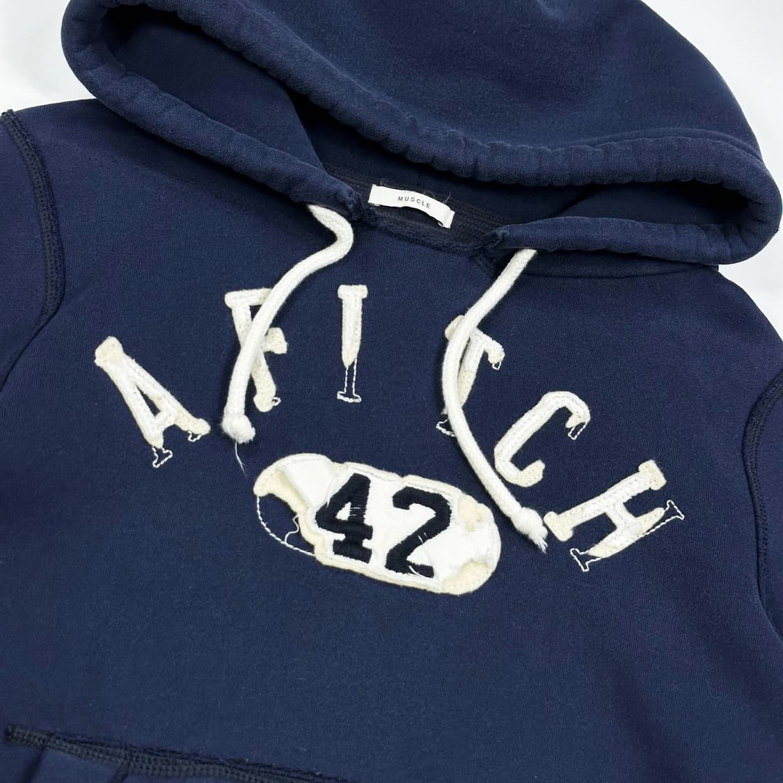 아베크롬비 og y2k 후드티 네이비 S 상품이미지3