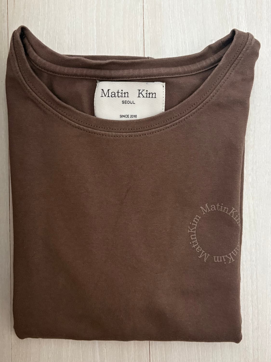 마뗑킴 로고 반팔티 상품이미지3