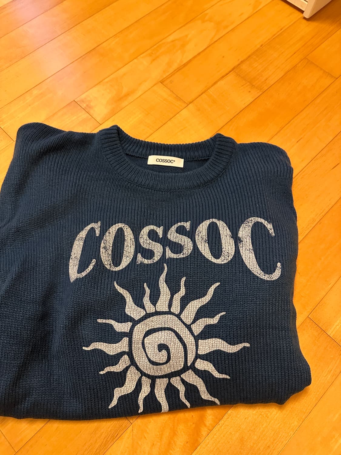 코소 비치 아트웍 니트 (네이비) 상품이미지2