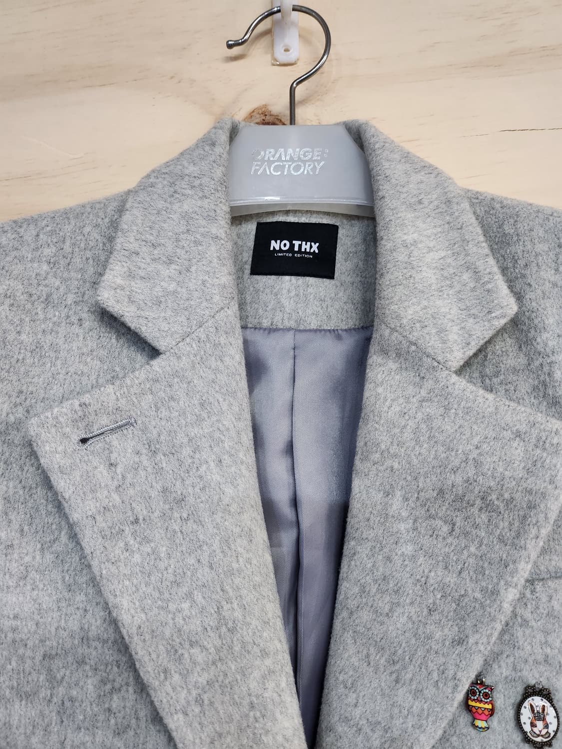 109) NO THX 캐시미어블랜드 울자켓 상품이미지3