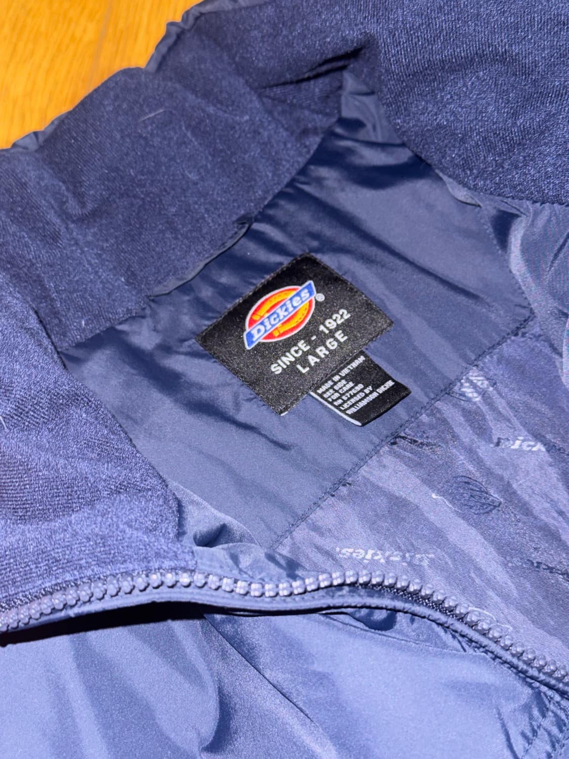 디키즈 네이비 나일론 패딩 L 상품이미지3