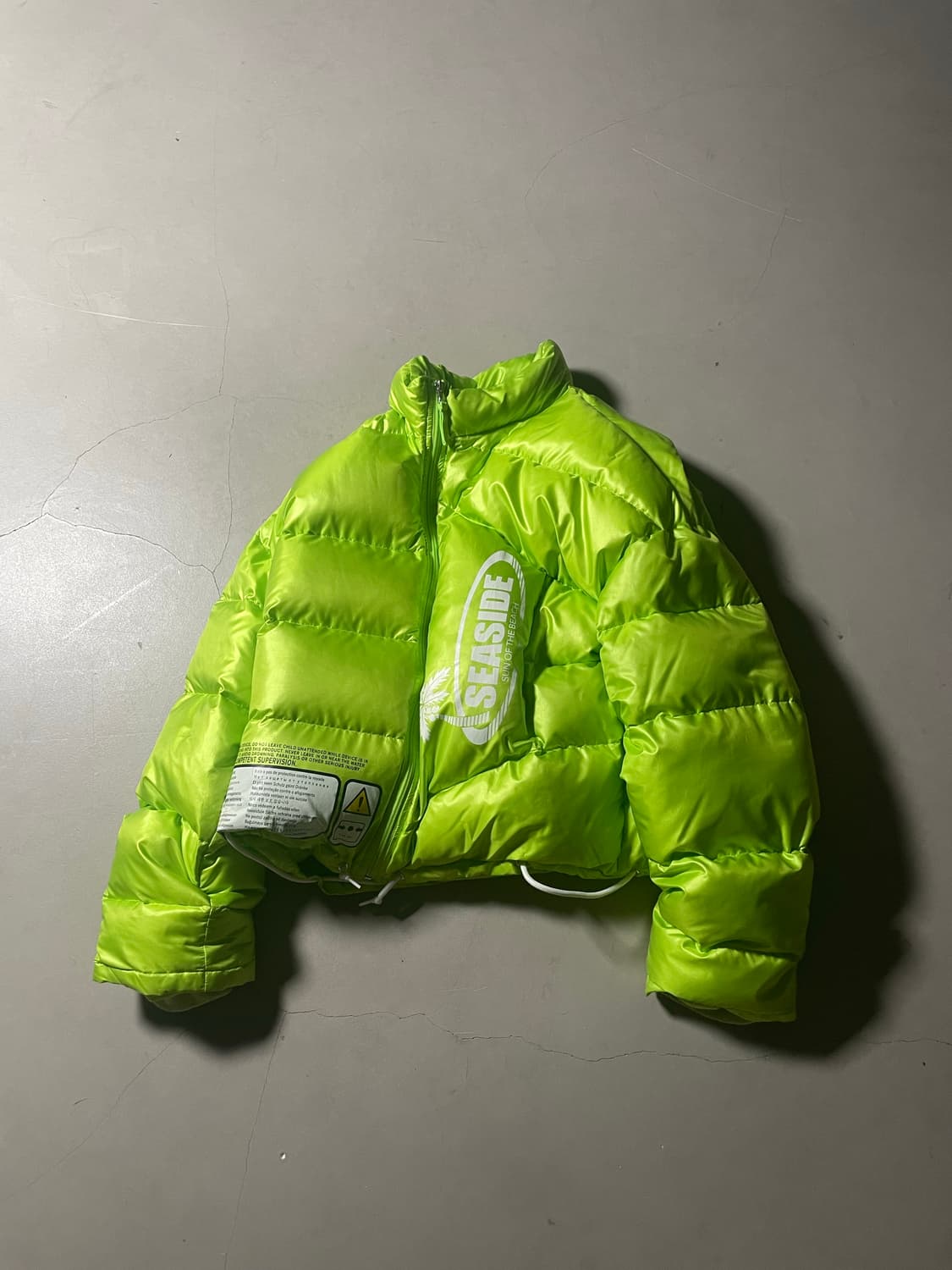 더블렛 Inflatable Down Jacket – Neon Green 상품이미지1