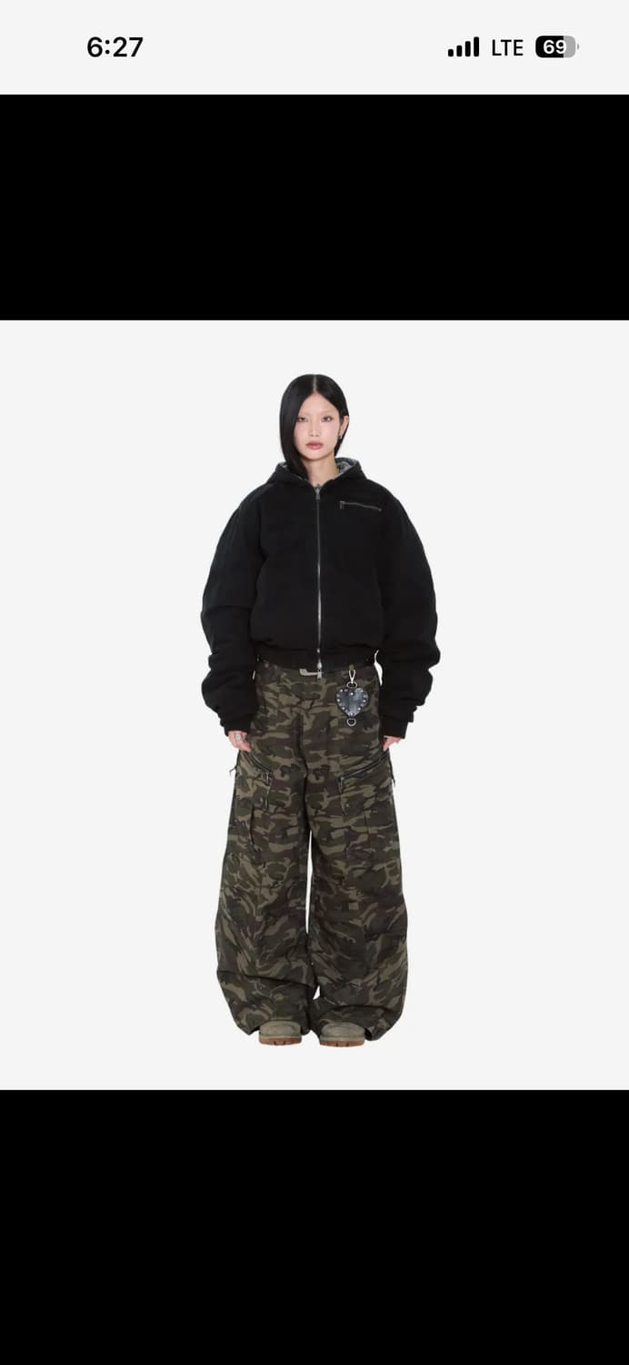 아캄 리버시블 블루종 카모,블랙 상품이미지1