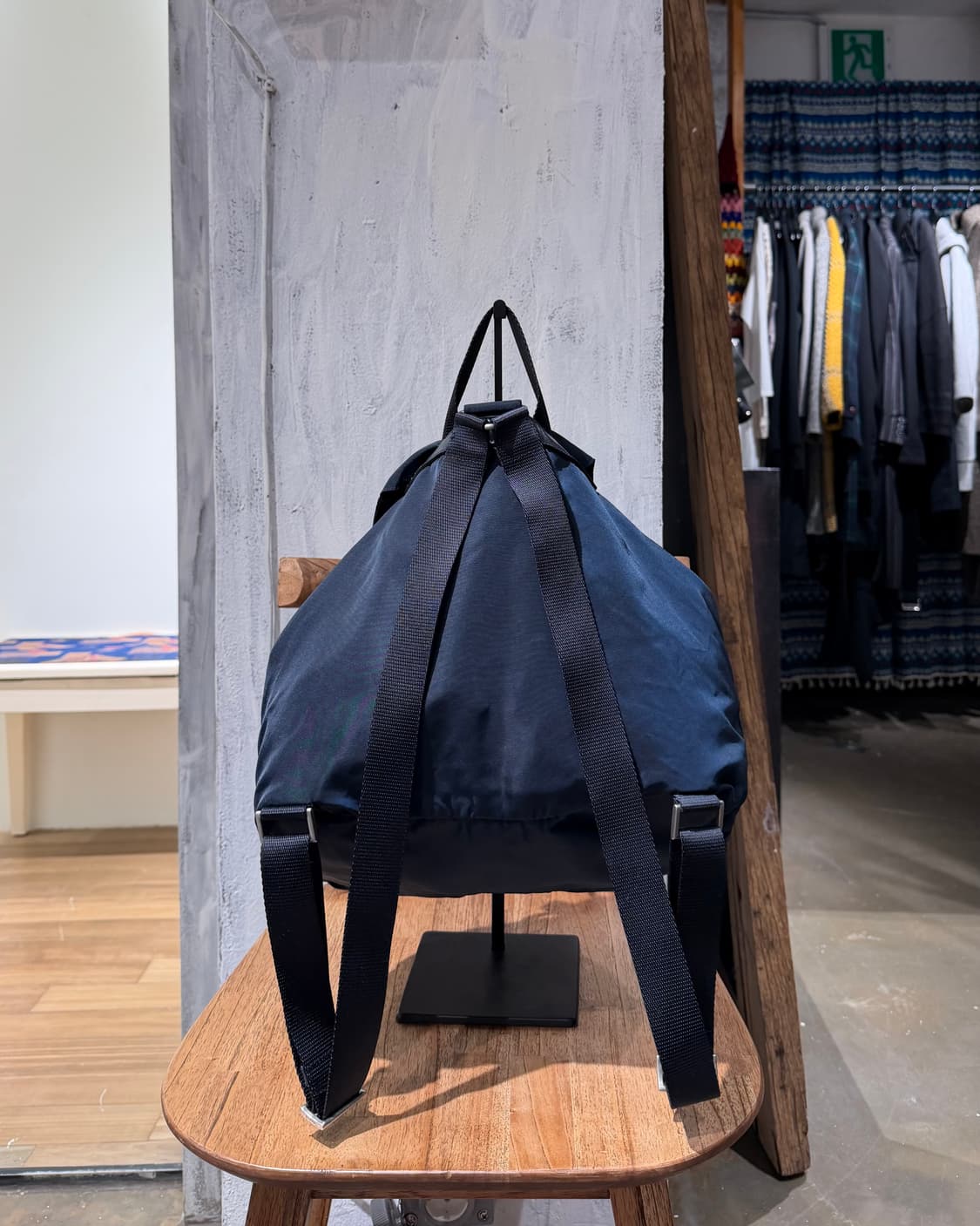 프라다 네이비 나일론 백팩 상품이미지4