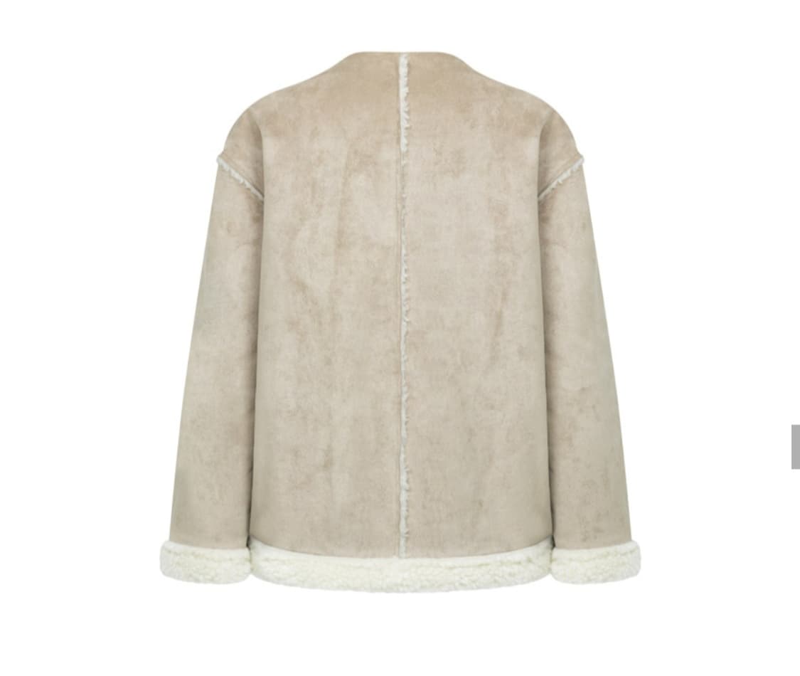 레터프롬문 무스탕 베이지 상품이미지5