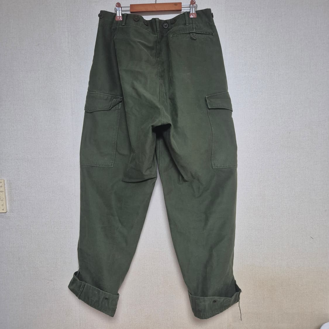 70s 스웨덴군 더블니 카고팬츠 상품이미지5
