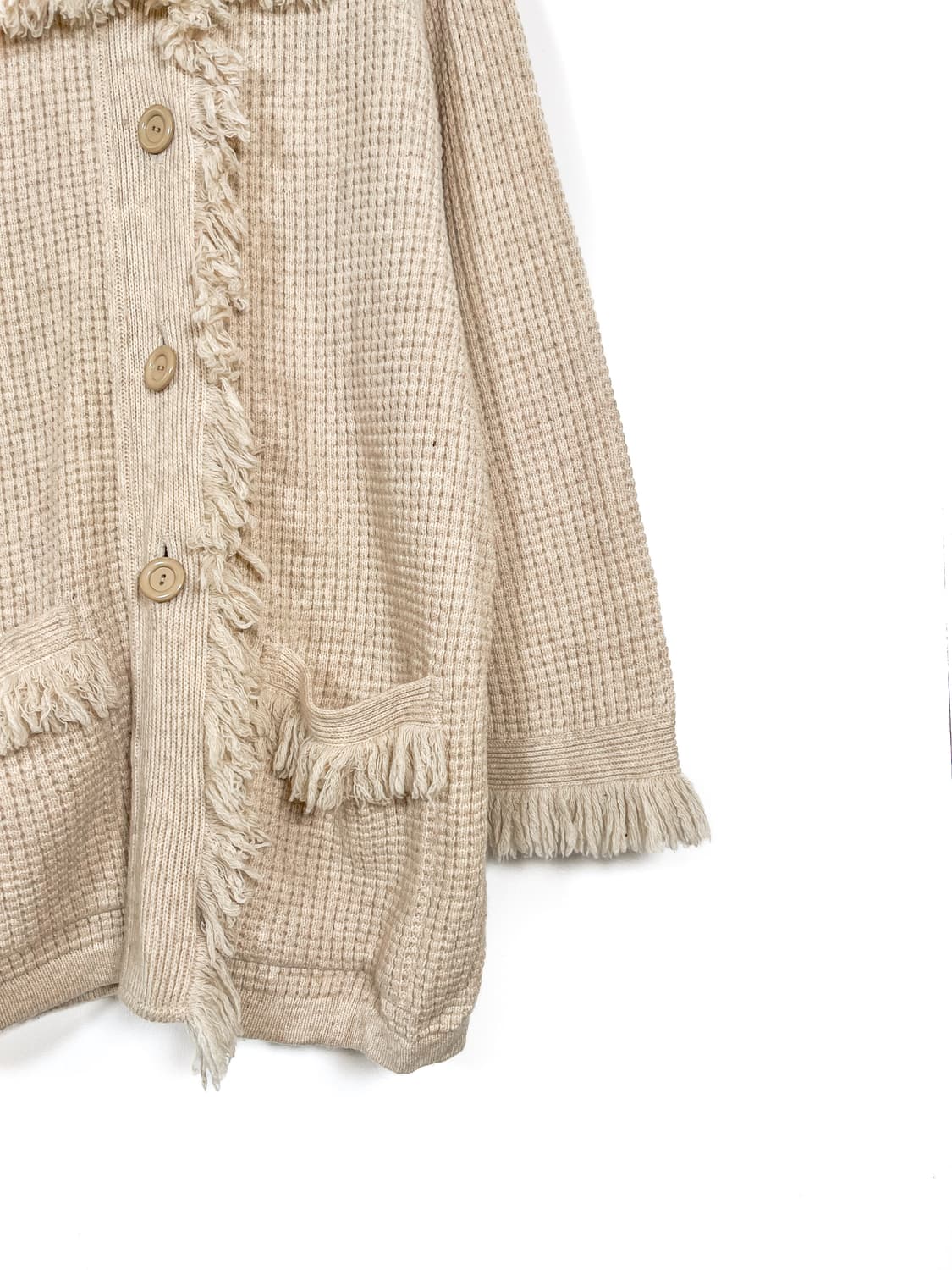 빈티지 프린지 울 가디건 상품이미지4