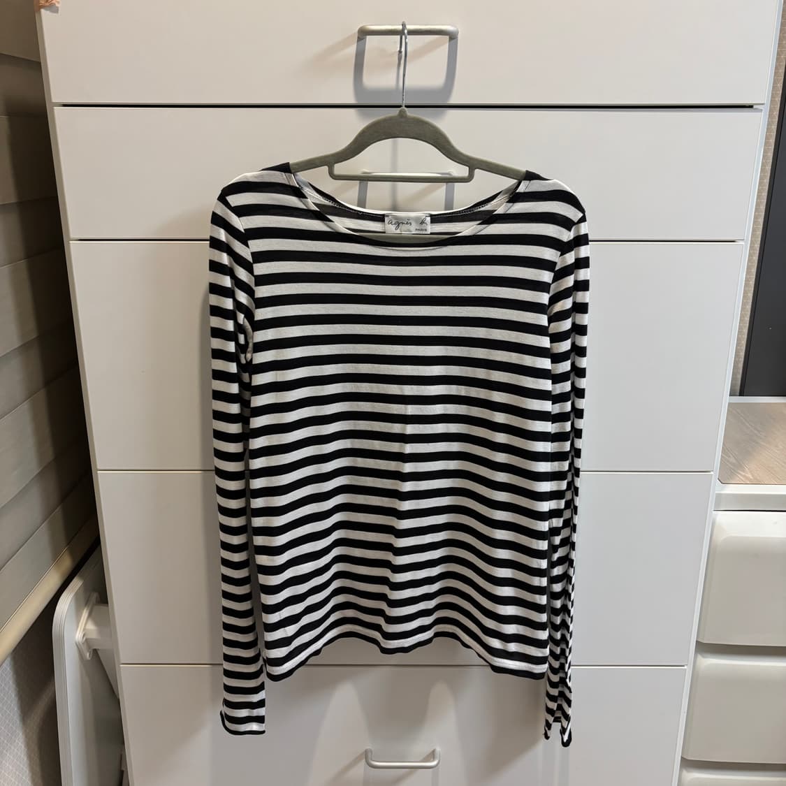 아네스베 agnès b 스트라이프 긴팔 티셔츠 상품이미지1