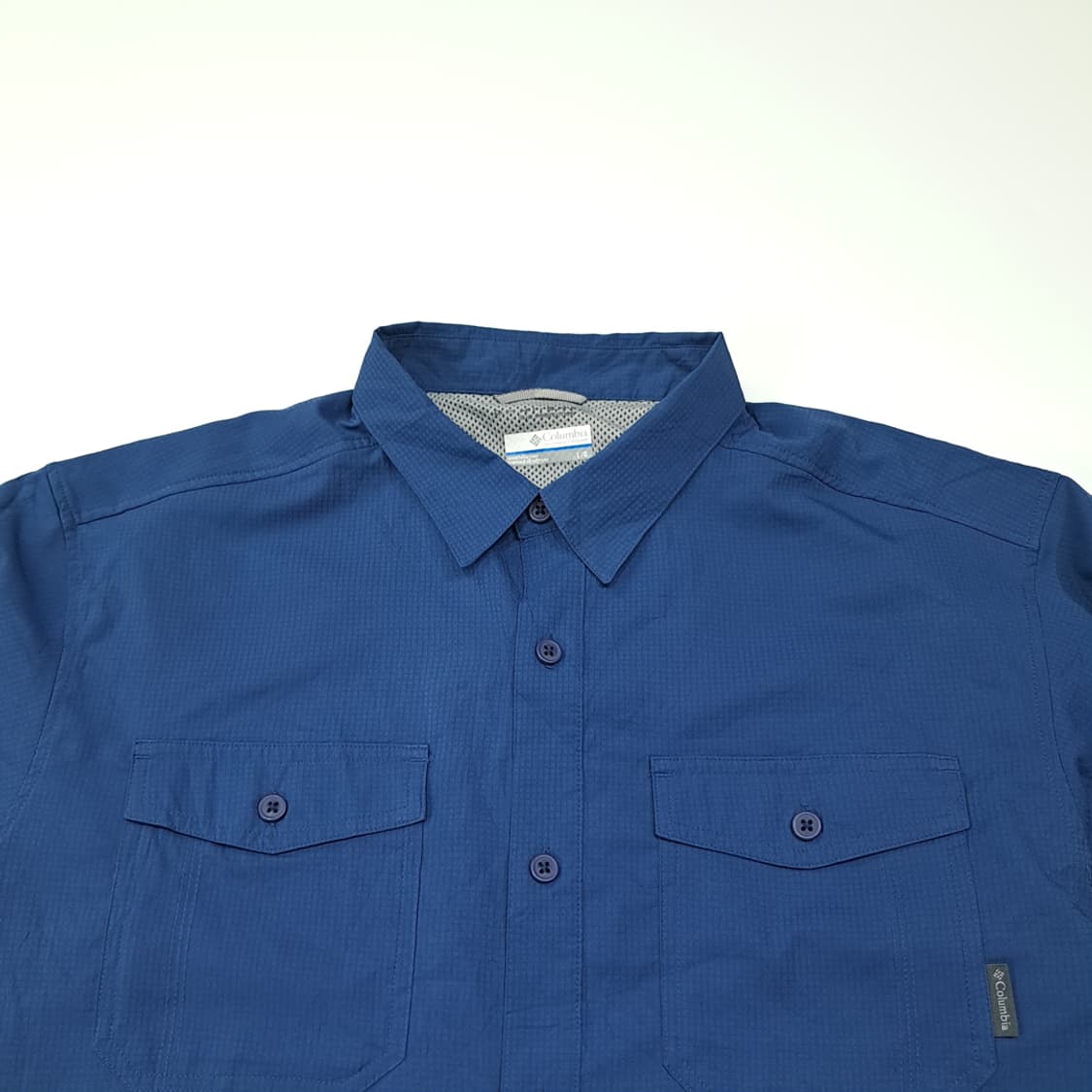 CL648 L 컬럼비아 옴니쉐이드 립스탑 블루 셔츠 남방 상품이미지2