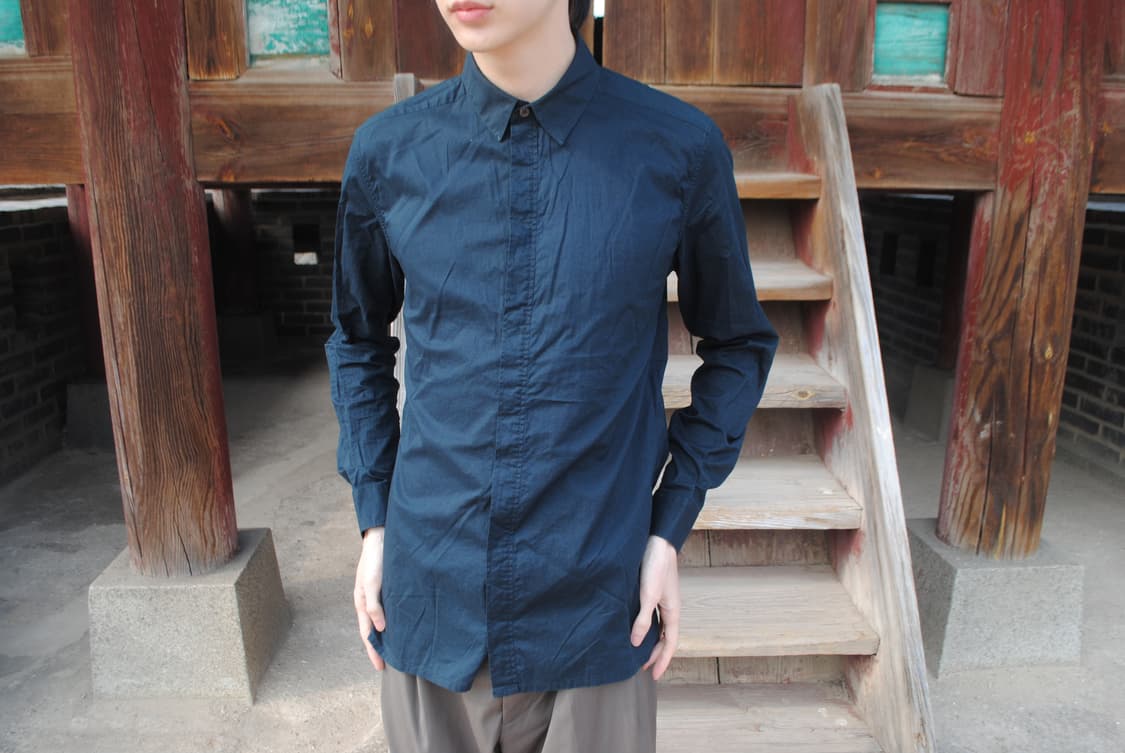 Kris van assche 뒷 절개 셔츠 상품이미지3