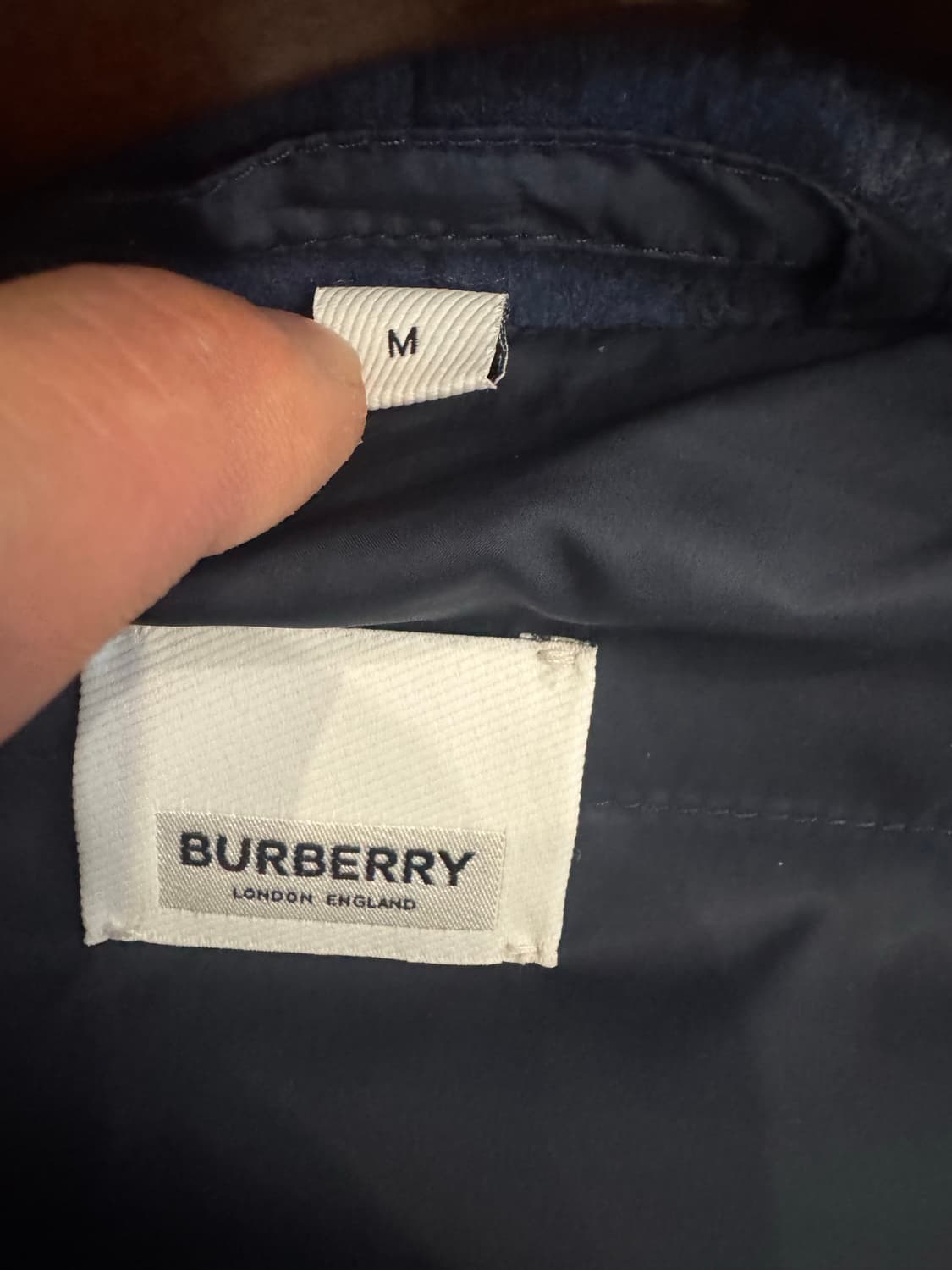 정품 버버리 패딩 자켓 캐시미어 새것 상품이미지7