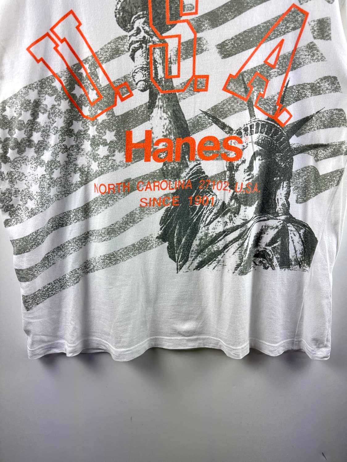 HANES 성조기 링거티셔츠2126 상품이미지2