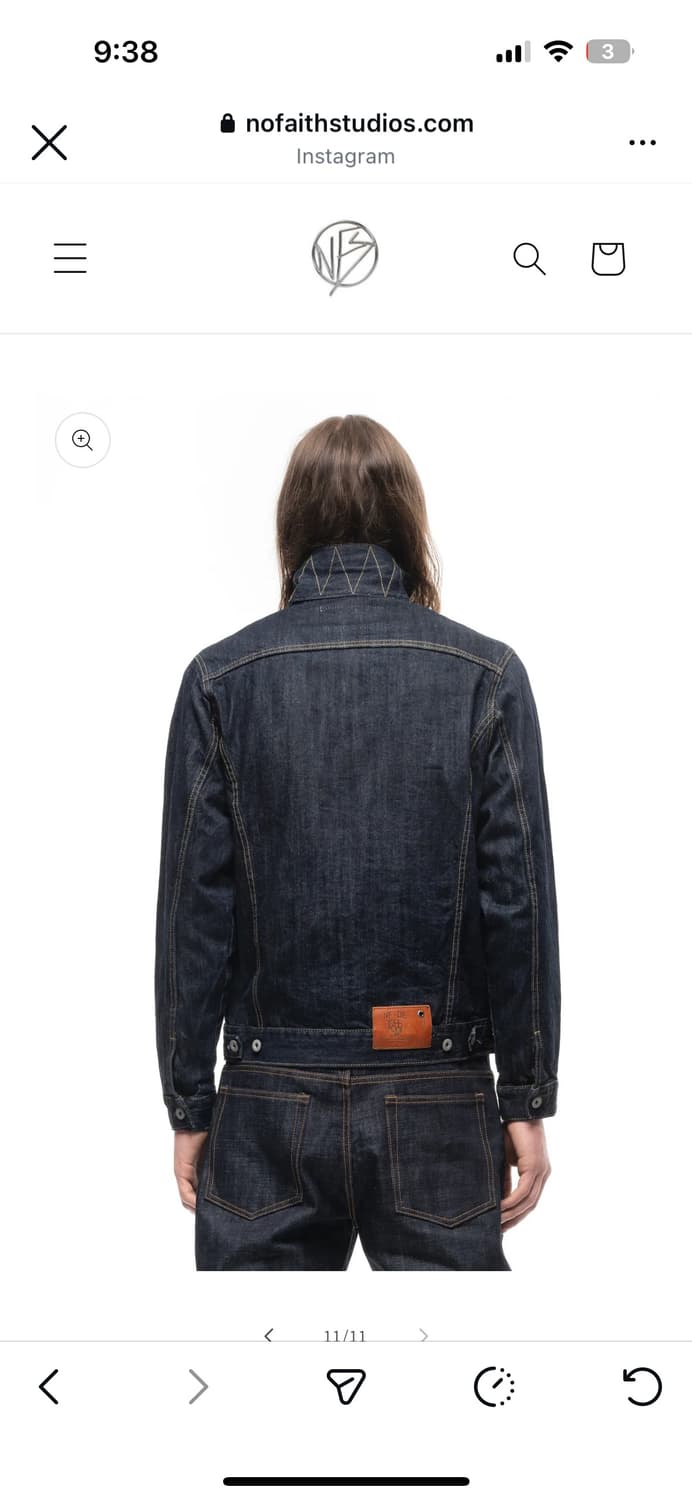 Nofaith studios japanese denim jaket 상품이미지2