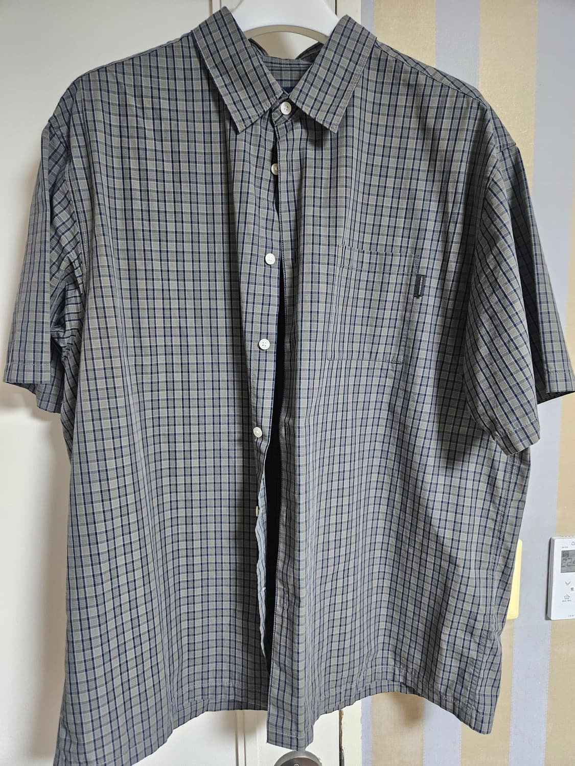 디스이즈네버댓 반팔 체크셔츠 XL 상품이미지1