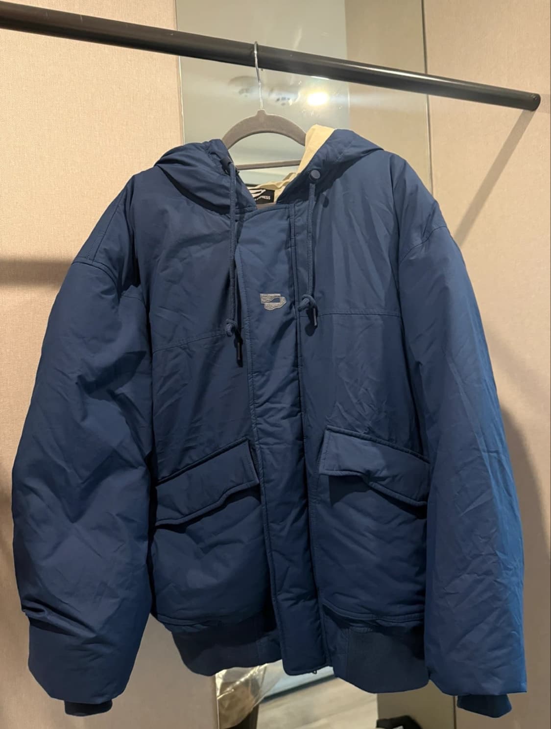 웰빙익스프레스 패딩 (블루 s) 상품이미지2