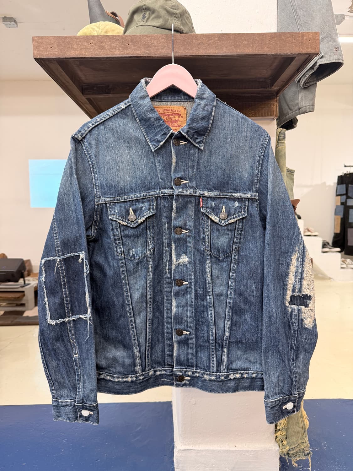Levis 리바이스 Jpn 디스트레드 데님자켓 상품이미지3