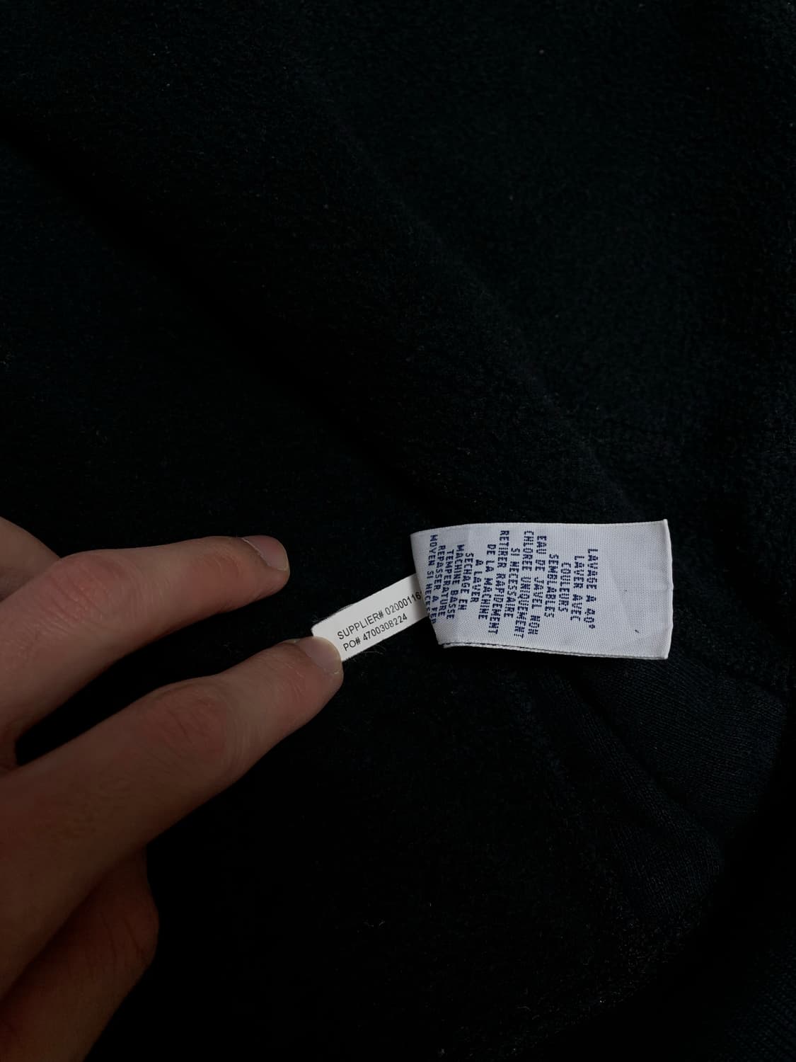 폴로 빅포니 후드집업 블랙 상품이미지5