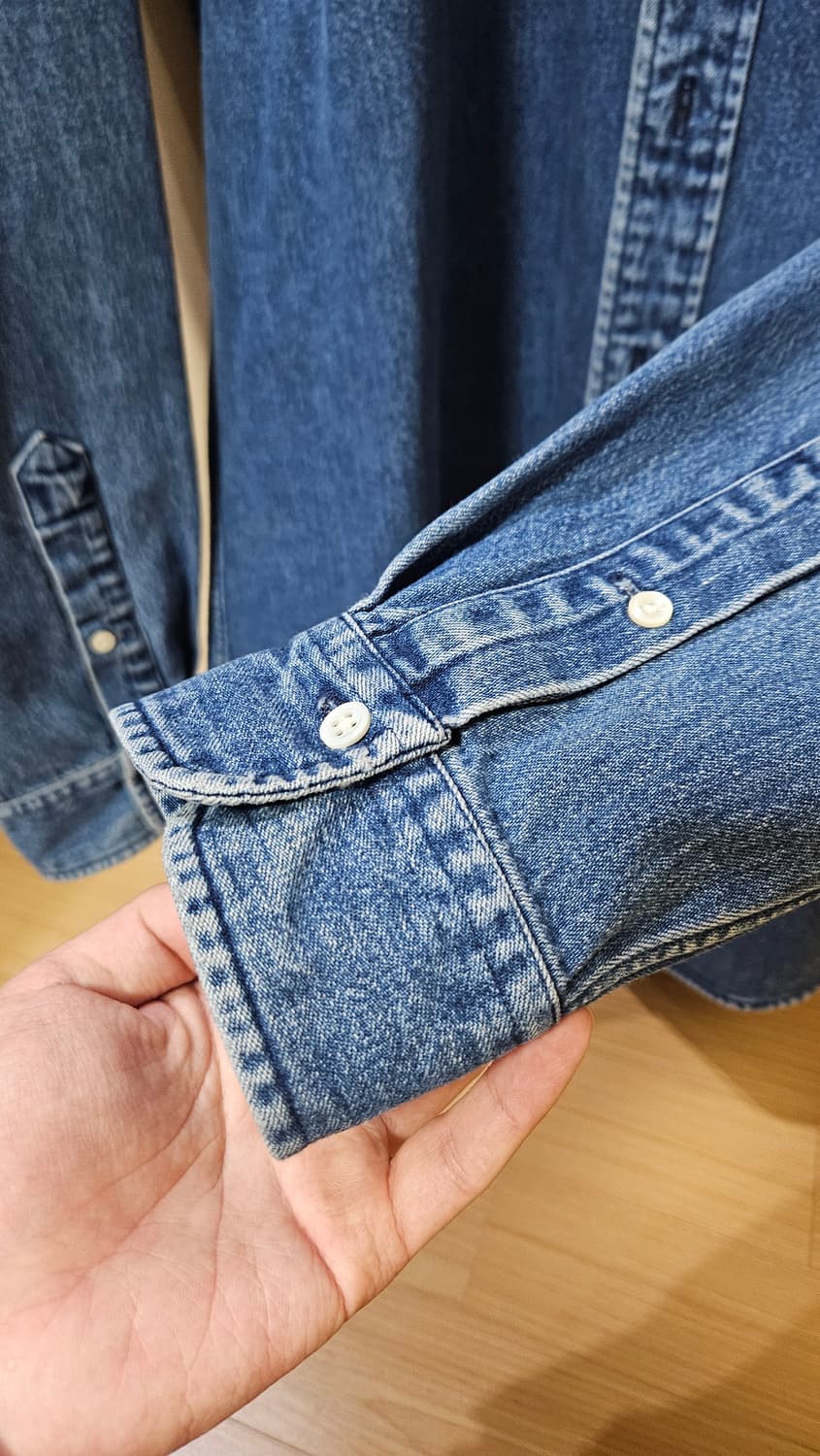 빈티지 polo country 데님셔츠 L 상품이미지5