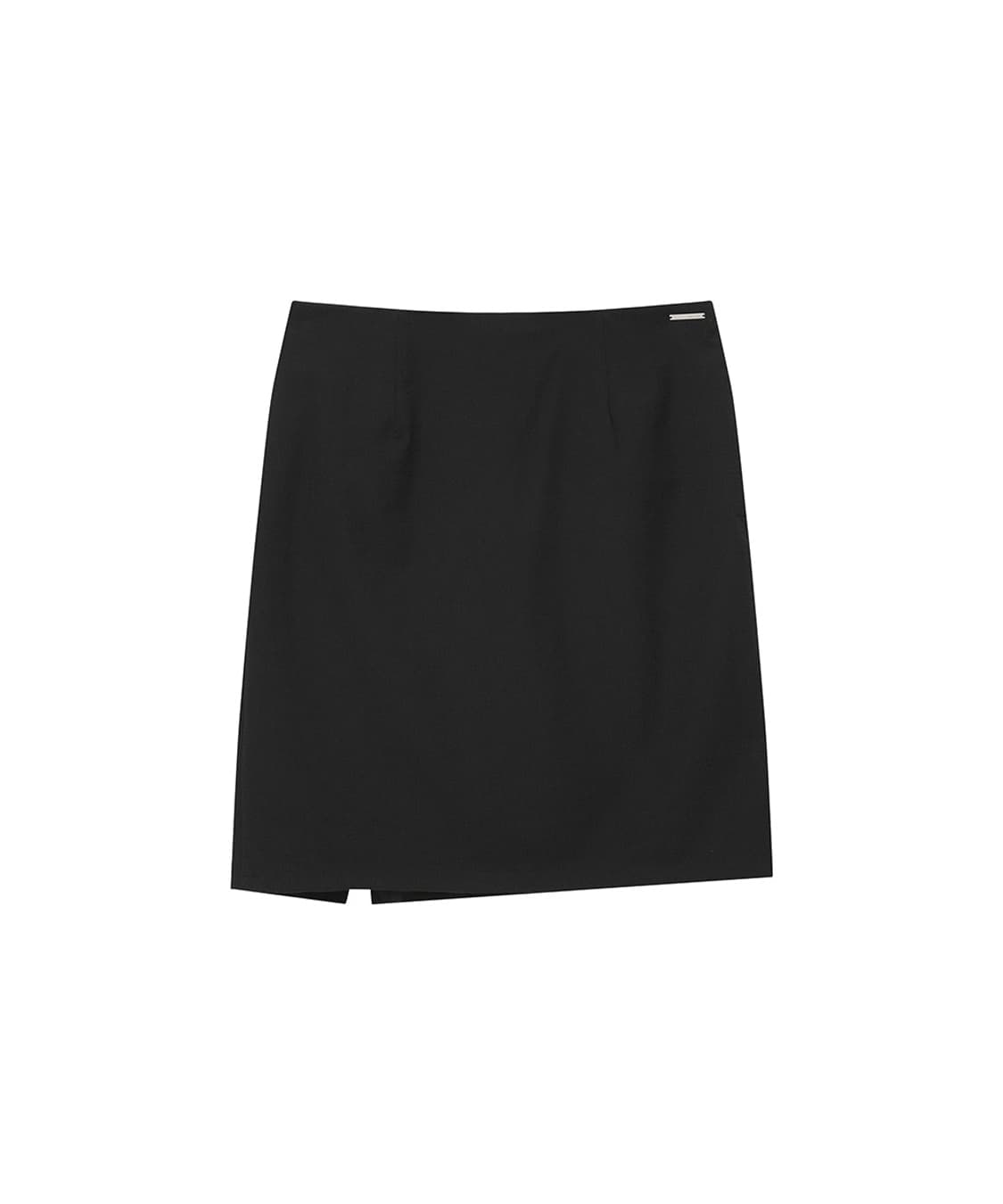 미세키서울Hookandeye slit skirt BLACK 상품이미지3